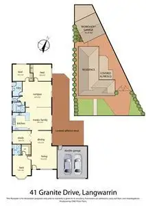 Floorplan of Homely house listing, 41 Granite Drive, Langwarrin VIC 3910