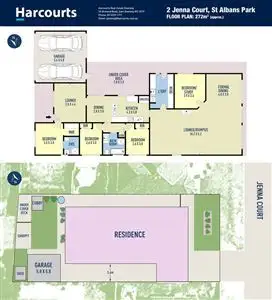 Floorplan of Homely house listing, 2 Jenna Court, St Albans Park VIC 3219