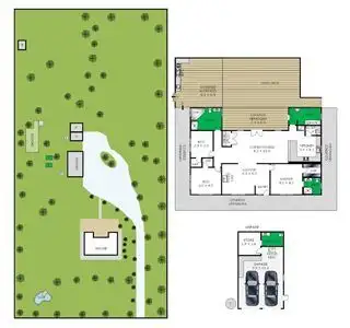 Floorplan of Homely house listing, 38 Native Hut Drive, Teesdale VIC 3328