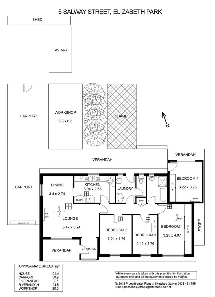 Floorplan of Homely house listing, 5 Salway Street, Elizabeth Park SA 5113