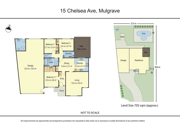 Floorplan of Homely house listing, 15 Chelsea Avenue, Mulgrave VIC 3170