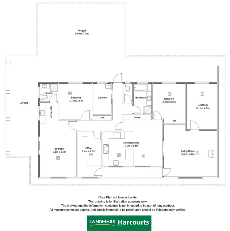 Floorplan of Homely house listing, 19 Collins Street, Jamestown SA 5491