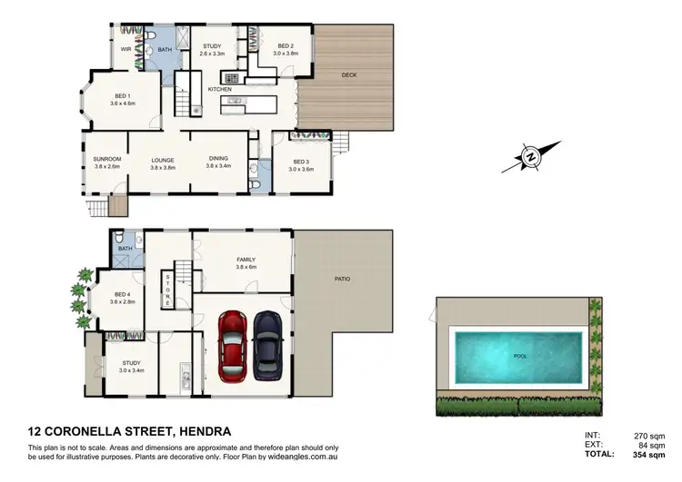 Floorplan of Homely house listing, 15 Coronella Street, Hendra QLD 4011