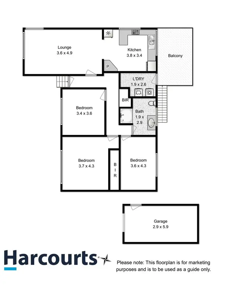Floorplan of Homely house listing, 26 Culgoa Street, Mornington TAS 7018