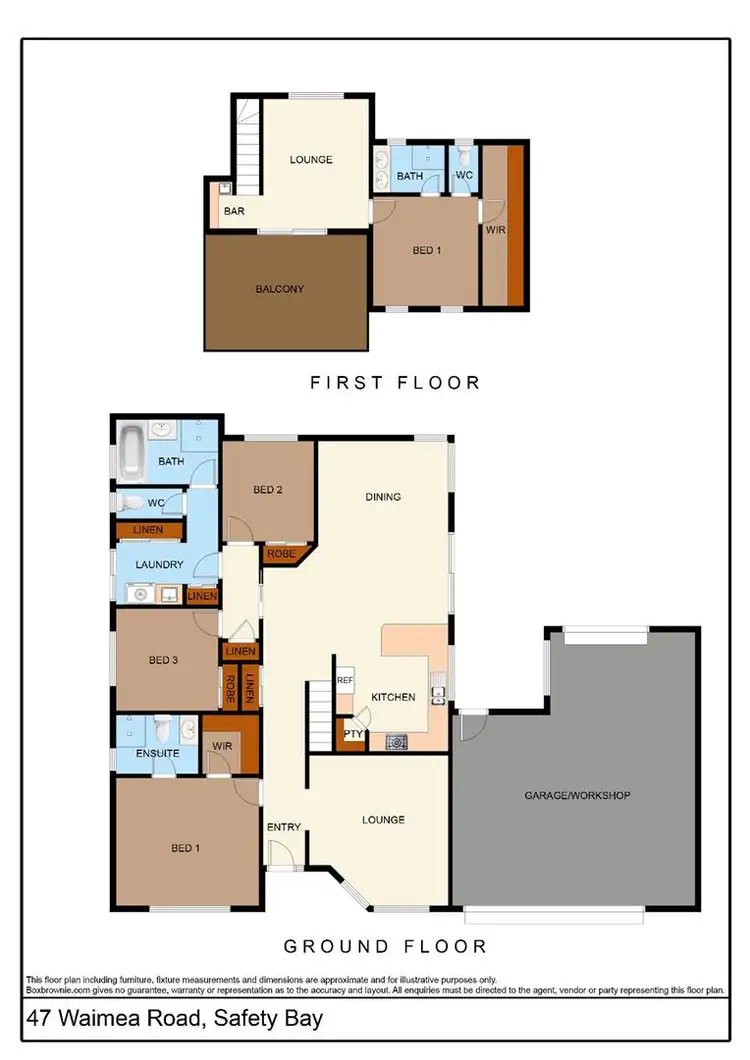 Floorplan of Homely house listing, 47 Waimea Road, Safety Bay WA 6169