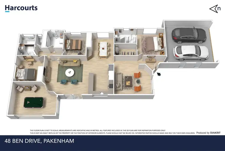 Floorplan of Homely house listing, 48 Ben Drive, Pakenham VIC 3810