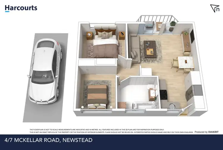 Floorplan of Homely unit listing, 4/7 McKellar Road, Newstead TAS 7250