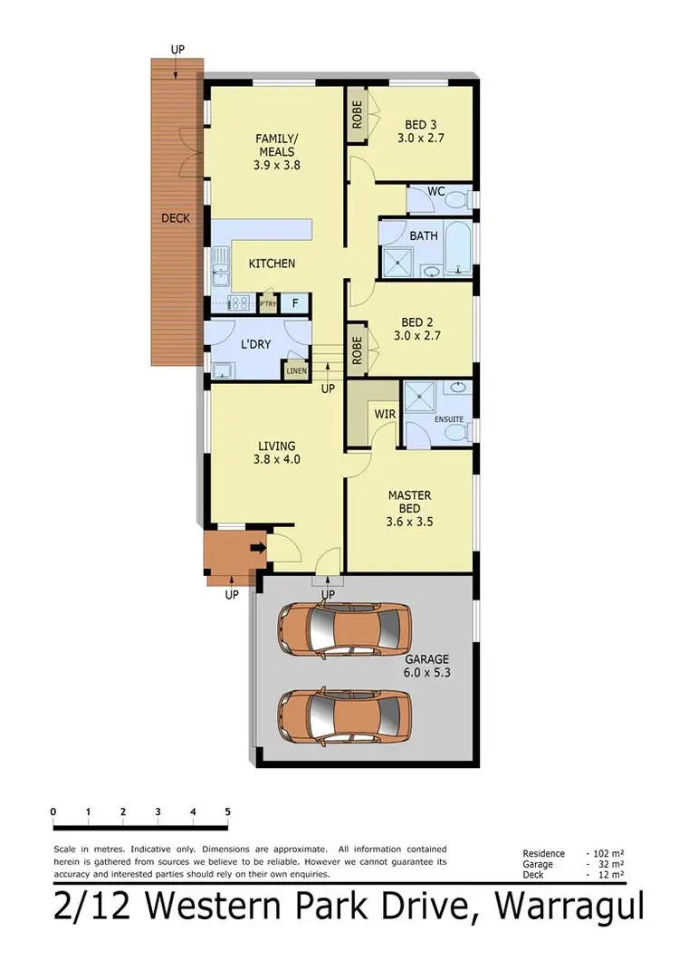 Floorplan of Homely unit listing, 2/12 Western Park Drive, Warragul VIC 3820