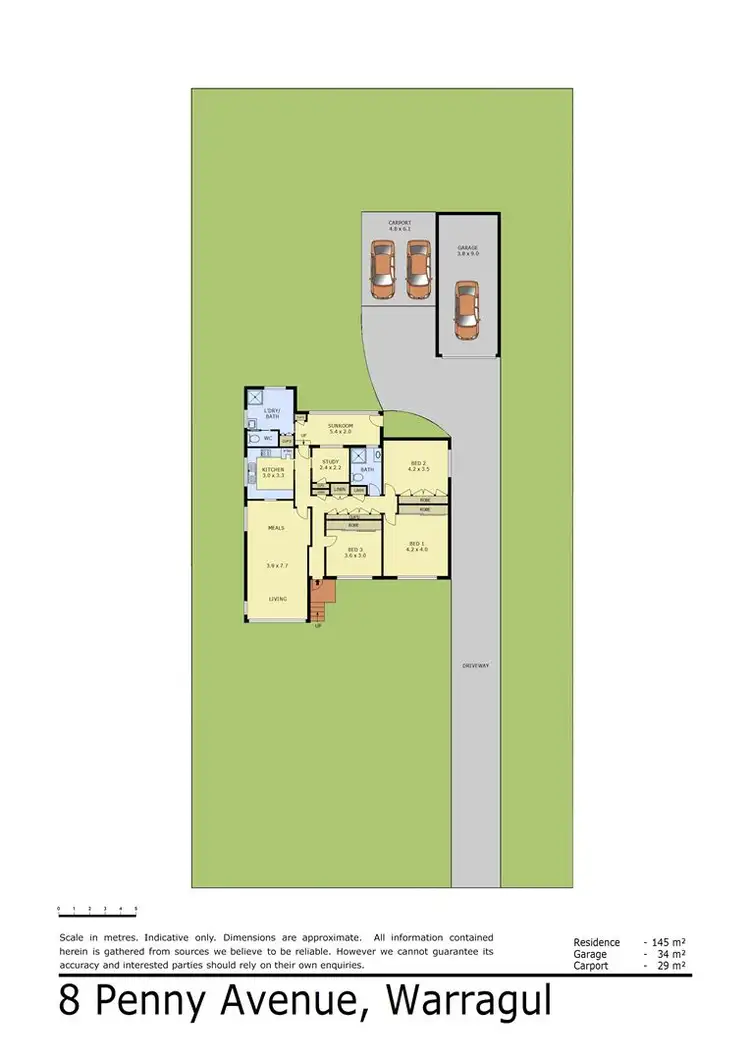 Floorplan of Homely house listing, 8 Penny Avenue, Warragul VIC 3820