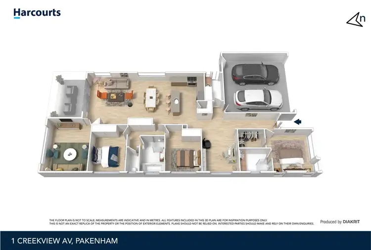 Floorplan of Homely house listing, 1 Creekview Avenue, Pakenham VIC 3810