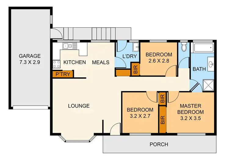 Floorplan of Homely unit listing, 4/8 The Crescent, Ferntree Gully VIC 3156