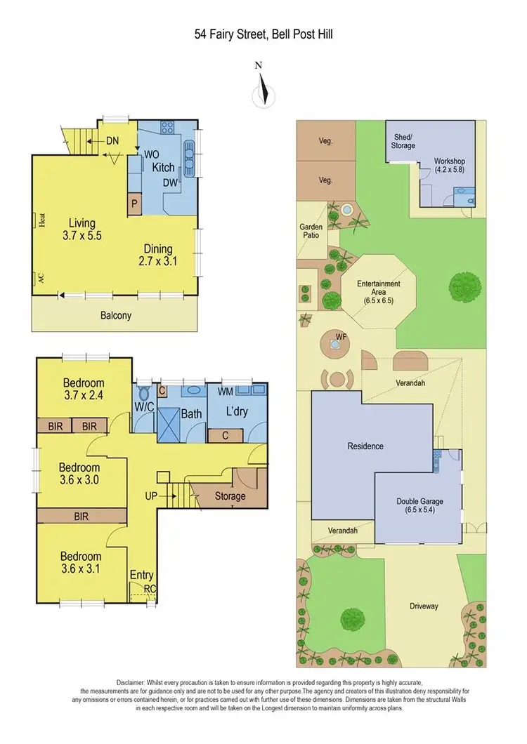 Floorplan of Homely house listing, 54 Fairy Street, Bell Post Hill VIC 3215