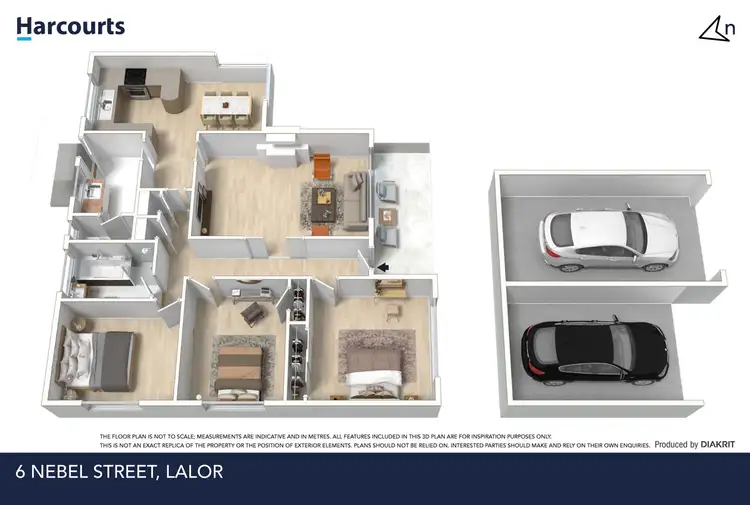 Floorplan of Homely house listing, 6 Nebel Street, Lalor VIC 3075