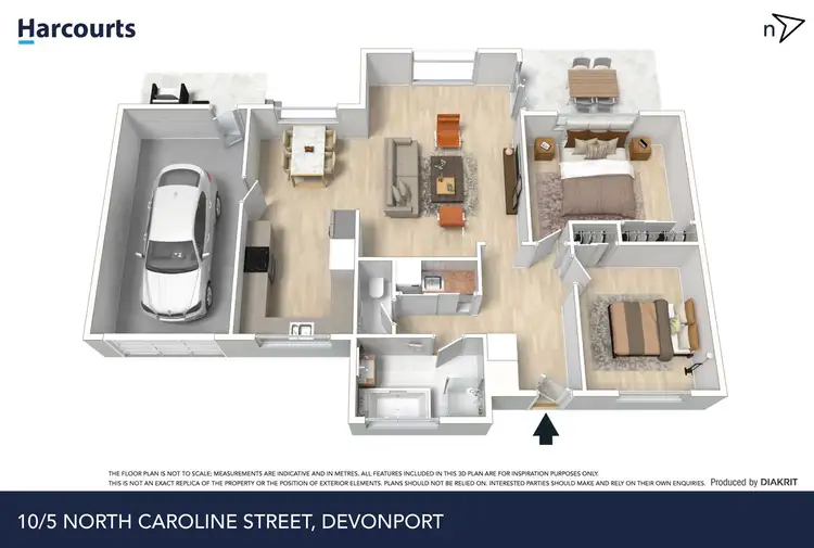 Floorplan of Homely unit listing, 10/5 North Caroline Street, East Devonport TAS 7310