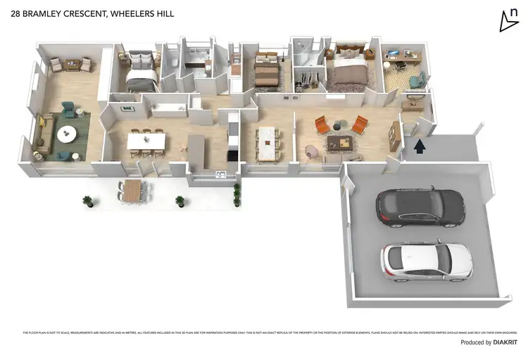 Floorplan of Homely house listing, 28 Bramley Crescent, Wheelers Hill VIC 3150