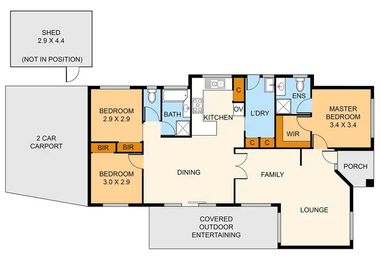 Floorplan of Homely house listing, 25 Broome Crescent, Cranbourne North VIC 3977