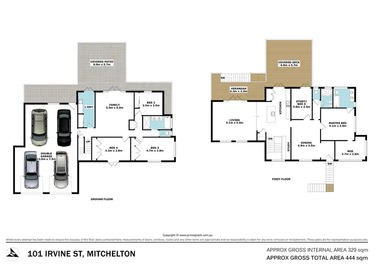 Floorplan of Homely house listing, 101 Irvine Street, Mitchelton QLD 4053