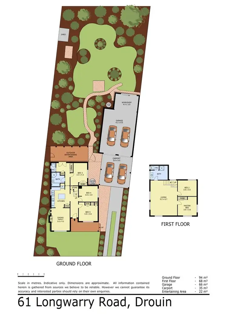 Floorplan of Homely house listing, 61 Longwarry Road, Drouin VIC 3818