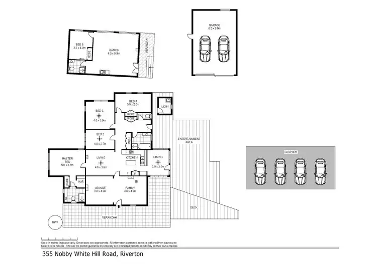 Floorplan of Homely house listing, 355 Nobby White Hill Road, Riverton SA 5412