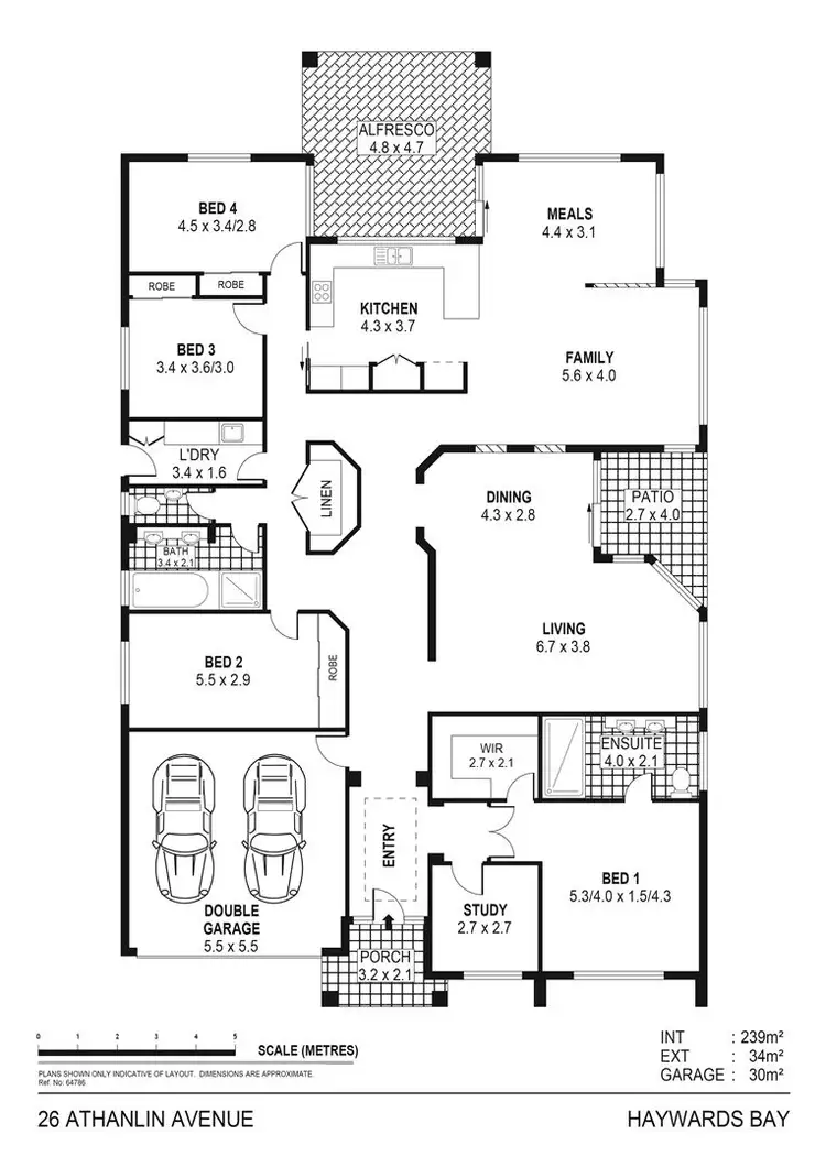 Floorplan of Homely house listing, 26 Athanlin Avneue, Haywards Bay NSW 2530