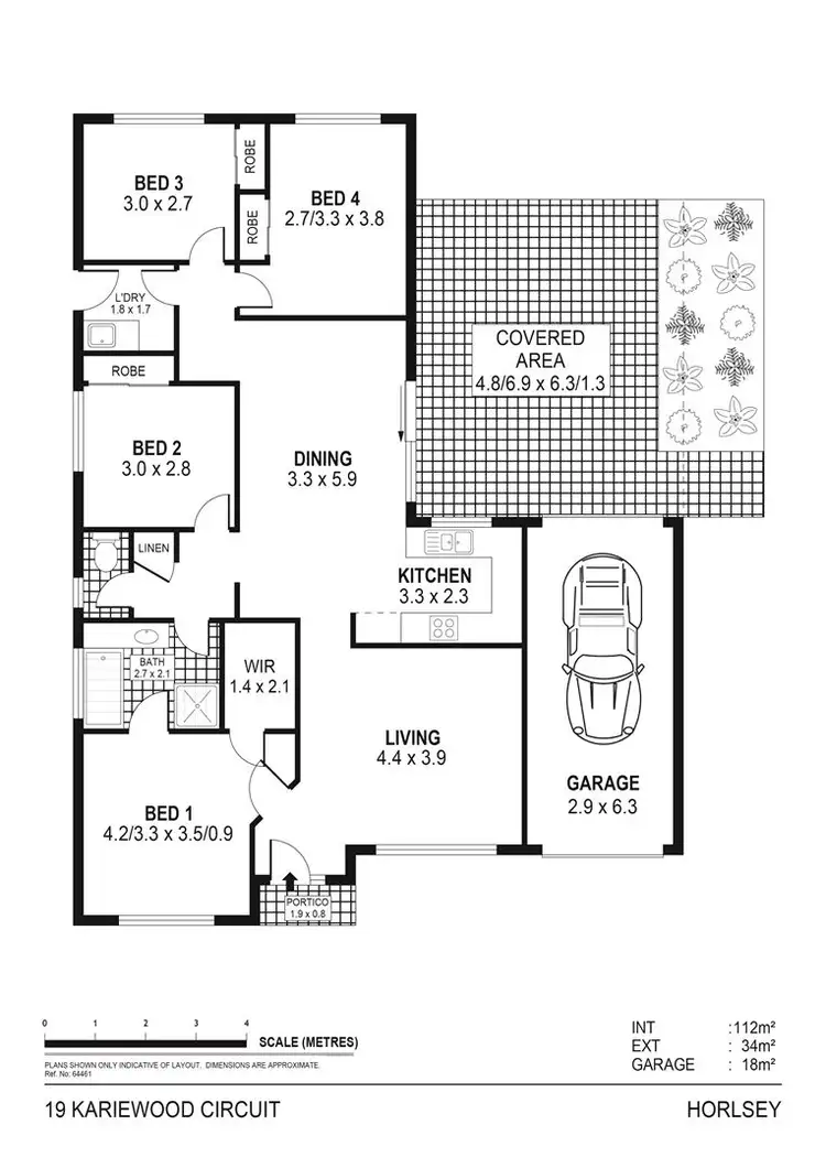 Floorplan of Homely house listing, 19 Kariewood Circuit, Horsley NSW 2530
