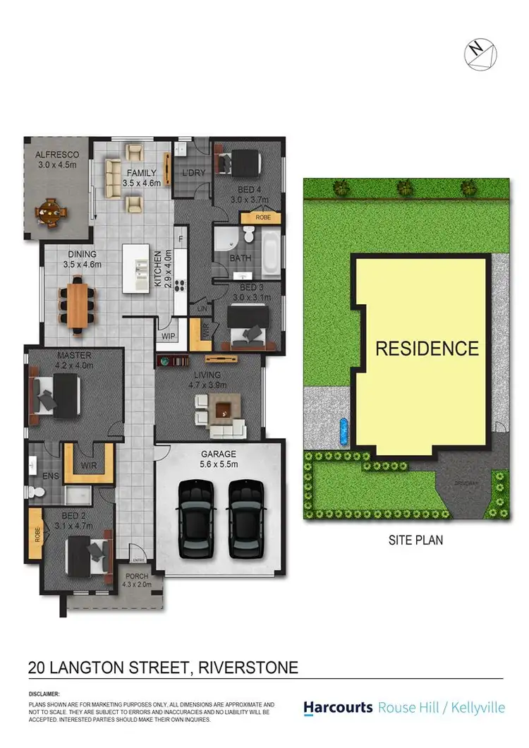 Floorplan of Homely house listing, 20 Langton Street, Riverstone NSW 2765