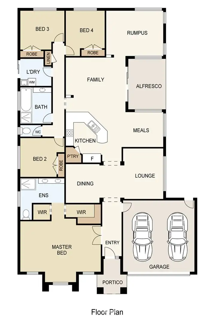 Floorplan of Homely house listing, 280 Equestrian Drive, New Beith QLD 4124