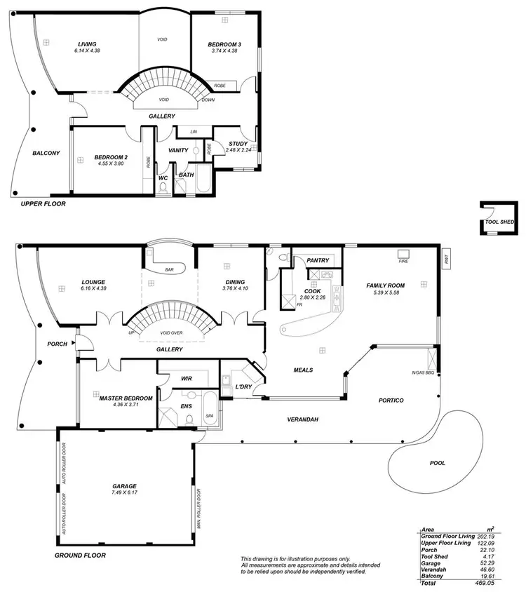 Floorplan of Homely house listing, 6 Henry Martin Square, Magill SA 5072