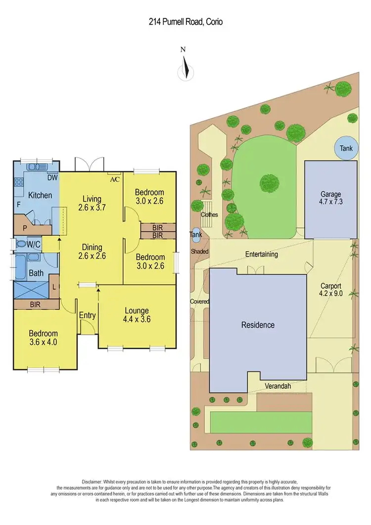 Floorplan of Homely house listing, 214 Purnell Road, Corio VIC 3214