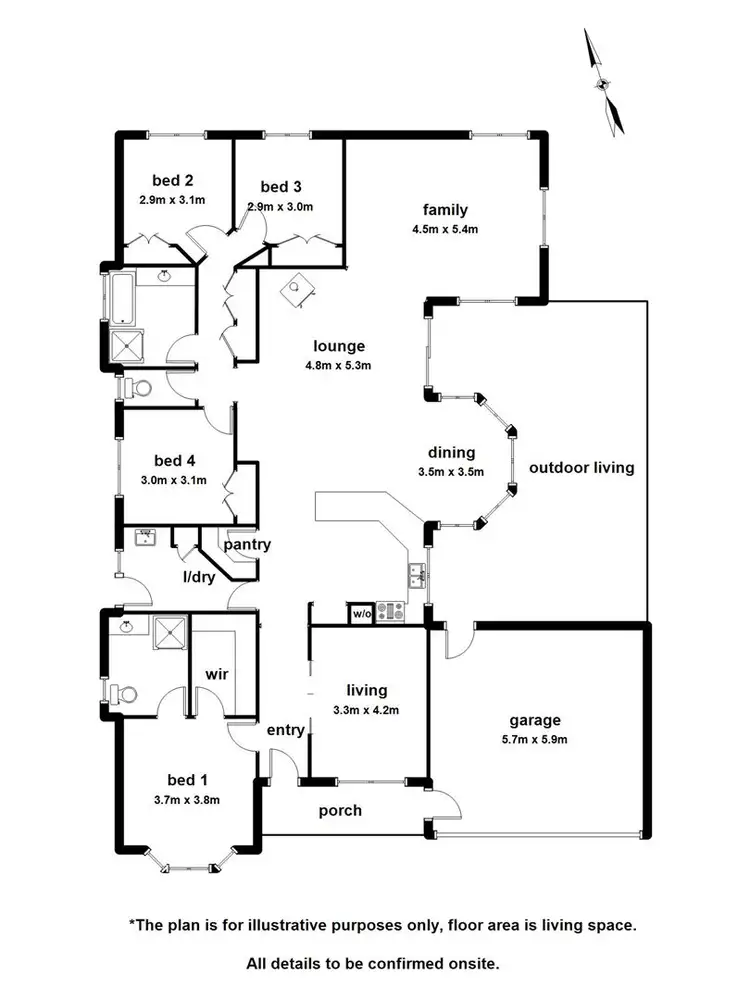 Floorplan of Homely house listing, 19 Cromford Crescent, Narre Warren South VIC 3805