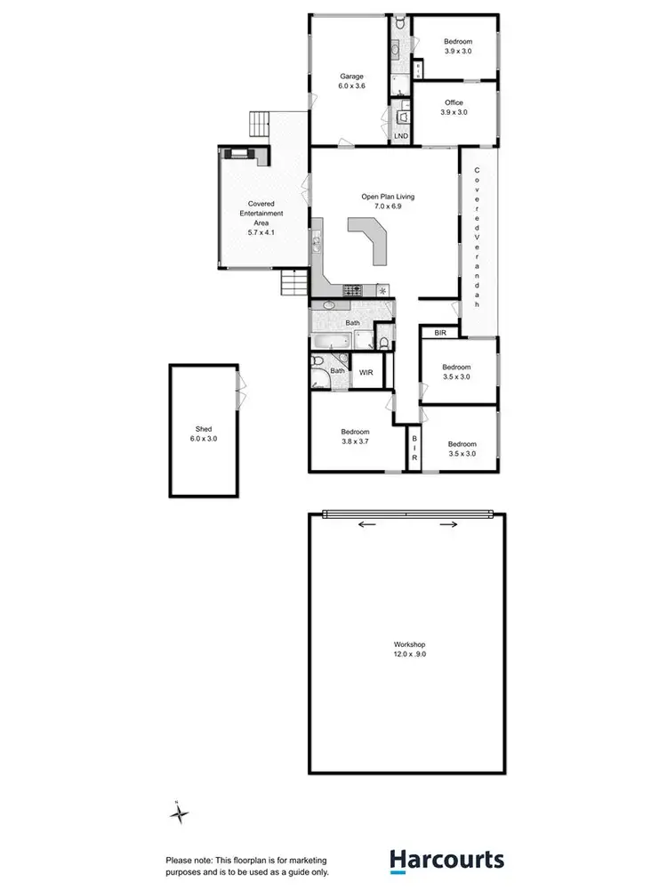 Floorplan of Homely house listing, 1230 Richmond Road, Richmond TAS 7025
