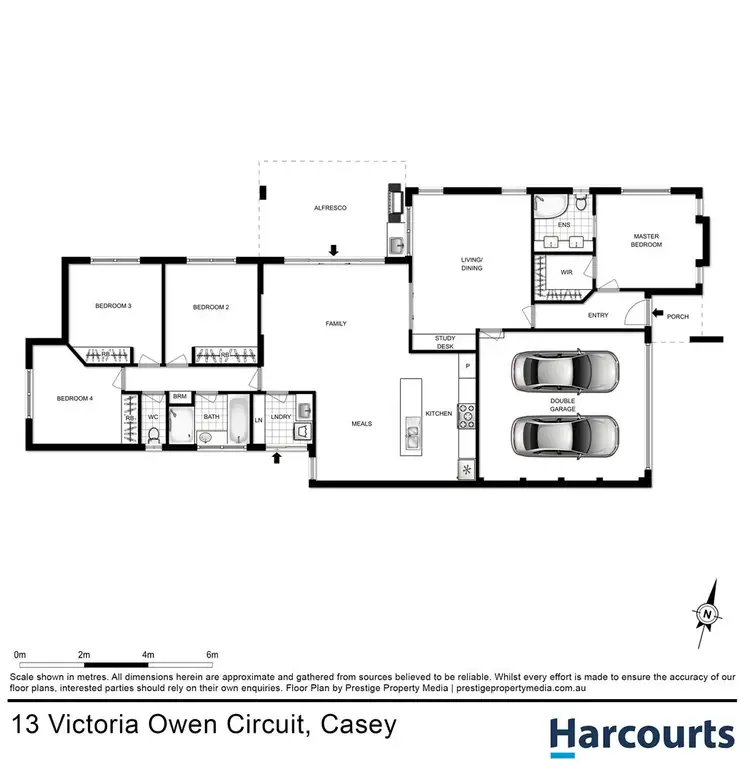Floorplan of Homely house listing, 13 Victoria Owen Circuit, Casey ACT 2913