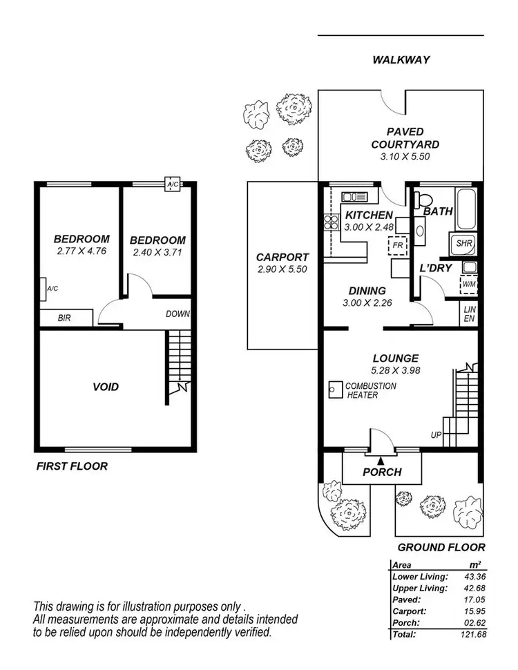 Floorplan of Homely unit listing, 7/17 Mary Street, Unley SA 5061