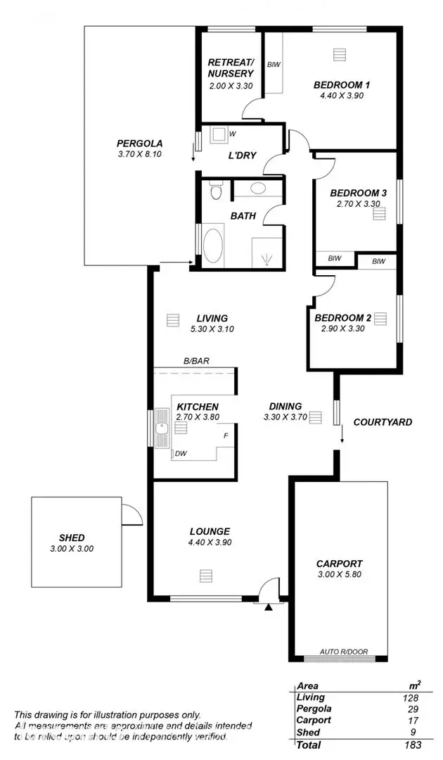 Floorplan of Homely house listing, 68 Barbados Drive, Seaford Rise SA 5169