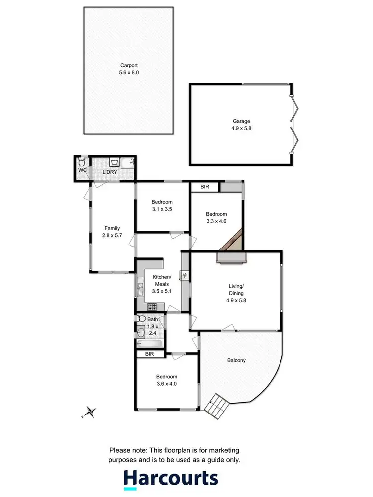 Floorplan of Homely house listing, 35 Beach Road, Lindisfarne TAS 7015