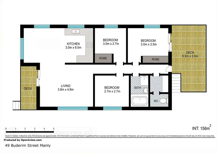Floorplan of Homely house listing, 49 Buderim Street, Manly QLD 4179