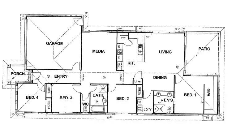Floorplan of Homely house listing, 37 Dickson Crescent, North Lakes QLD 4509