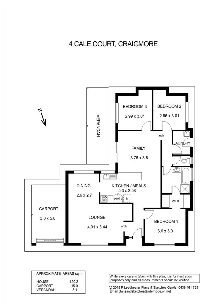 Floorplan of Homely house listing, 4 Cale Court, Craigmore SA 5114