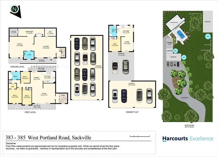Floorplan of Homely house listing, 383 - 385 West Portland Road, Sackville NSW 2756