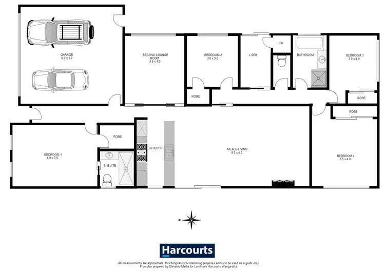 Floorplan of Homely house listing, 6 Ploughlands Court, Tarrawingee VIC 3678