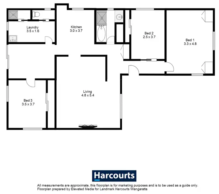 Floorplan of Homely house listing, 23 George Street, Wangaratta VIC 3677