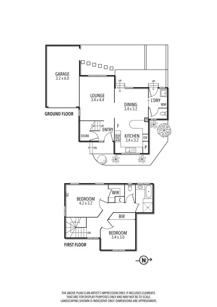 Floorplan of Homely townhouse listing, 2/124 Tyler Street, Preston VIC 3072