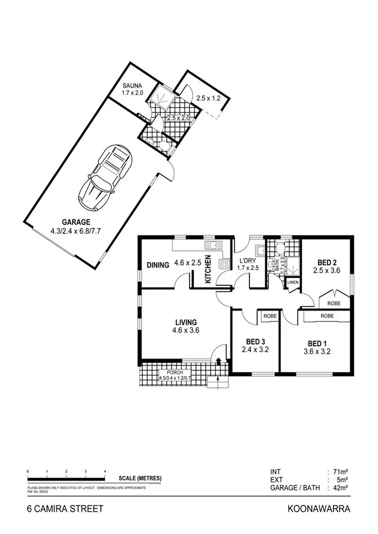 Floorplan of Homely house listing, 6 Camira Street, Koonawarra NSW 2530