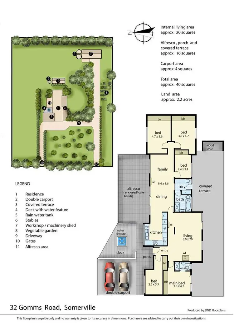 Floorplan of Homely rural property listing, 32 Gomms Road, Somerville VIC 3912