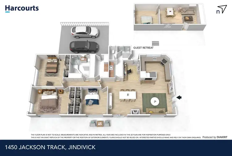 Floorplan of Homely rural property listing, 1450 Jacksons Track, Jindivick VIC 3818