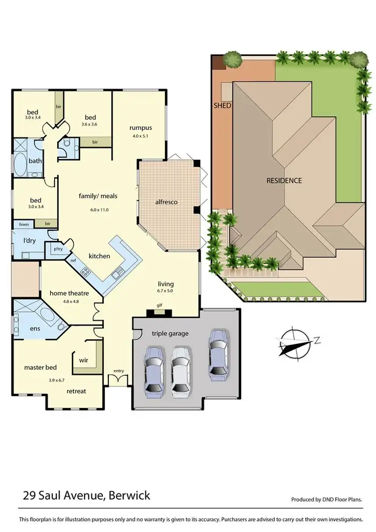 Floorplan of Homely house listing, 29 Saul Avenue, Berwick VIC 3806