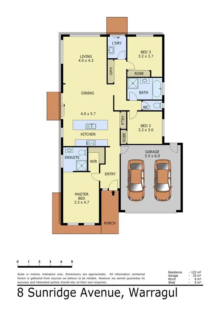 Floorplan of Homely house listing, 8 Sunridge Avenue, Warragul VIC 3820