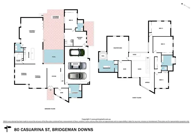 Floorplan of Homely house listing, 80 Casuarina Street, Bridgeman Downs QLD 4035