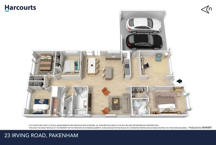 Floorplan of Homely house listing, 23 Irving Road, Pakenham VIC 3810