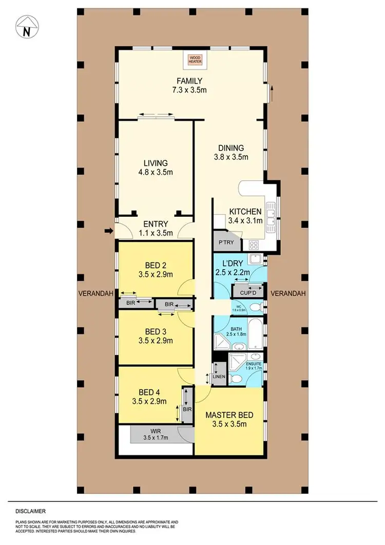 Floorplan of Homely house listing, 2280 Midland Highway, Springmount VIC 3364